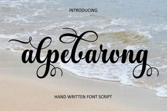 Alpebarong Font for Handmade Makers