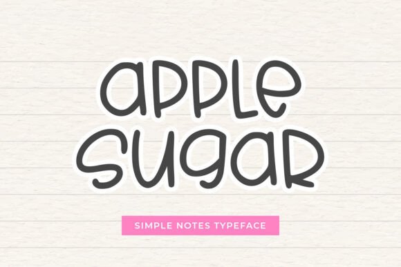 Apple Sugar: A Handwritten Font for Modern Web Design
