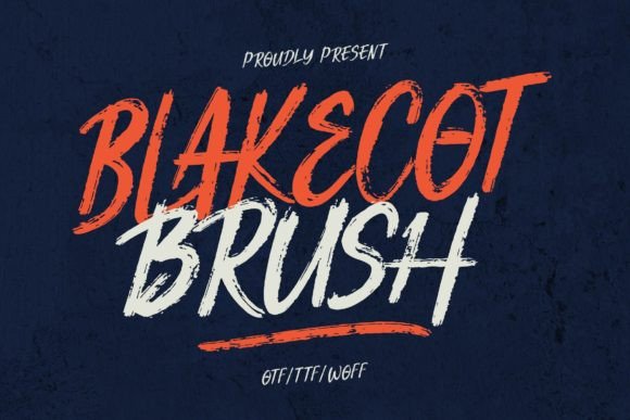 Blakecot Brush Font for Handmade Creators