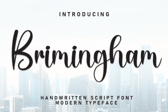 Brimingham: A Friendly Script Font for Brands