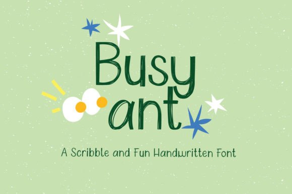 Busyant: A Handwritten Font for Editorial Warmth