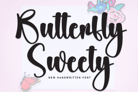 Butterfly Sweety: A Handwritten Font for Branding
