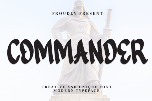 Commander Font: A Handwritten Typeface for Editorial Design