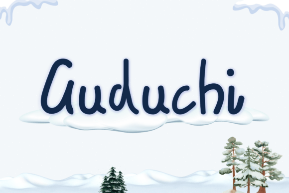 Guduchi Handmade Font for Creative Makers