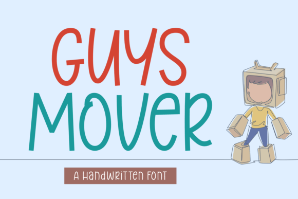 Guys Mover: A Handwritten Font for Friendly Brands
