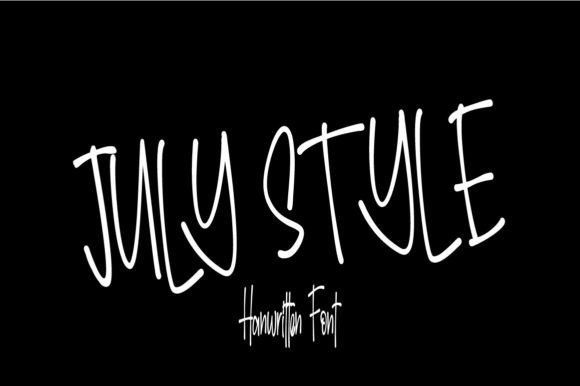 July Style: The Handwritten Font That Elevates Branding