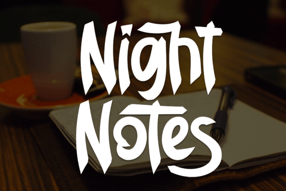 Night Notes Font: Elevate Your Brand Identity
