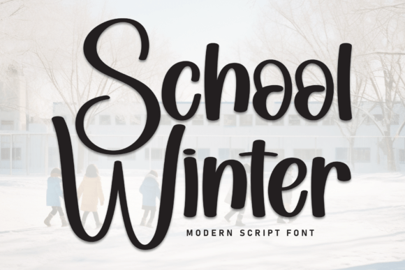 School Winter: The Handwritten Font for Marketers