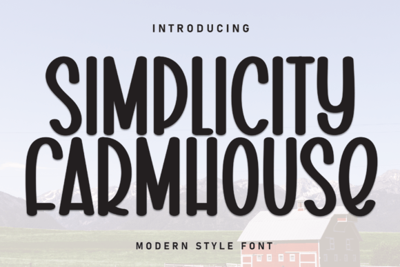 Simplicity Farmhouse: A Handwritten Font for Branding
