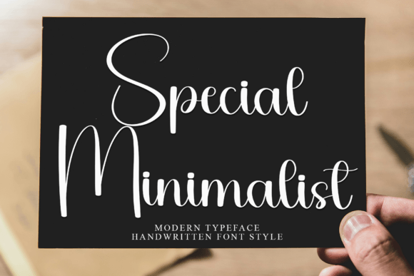 Special Minimalist: A Script Font for Modern Campaigns