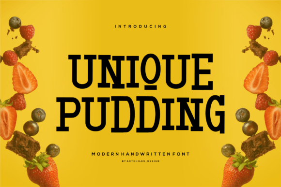 Unique Pudding: The Handwritten Font for Bold Campaigns