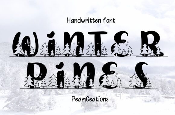 Winter Pines: A Handwritten Font for Marketers